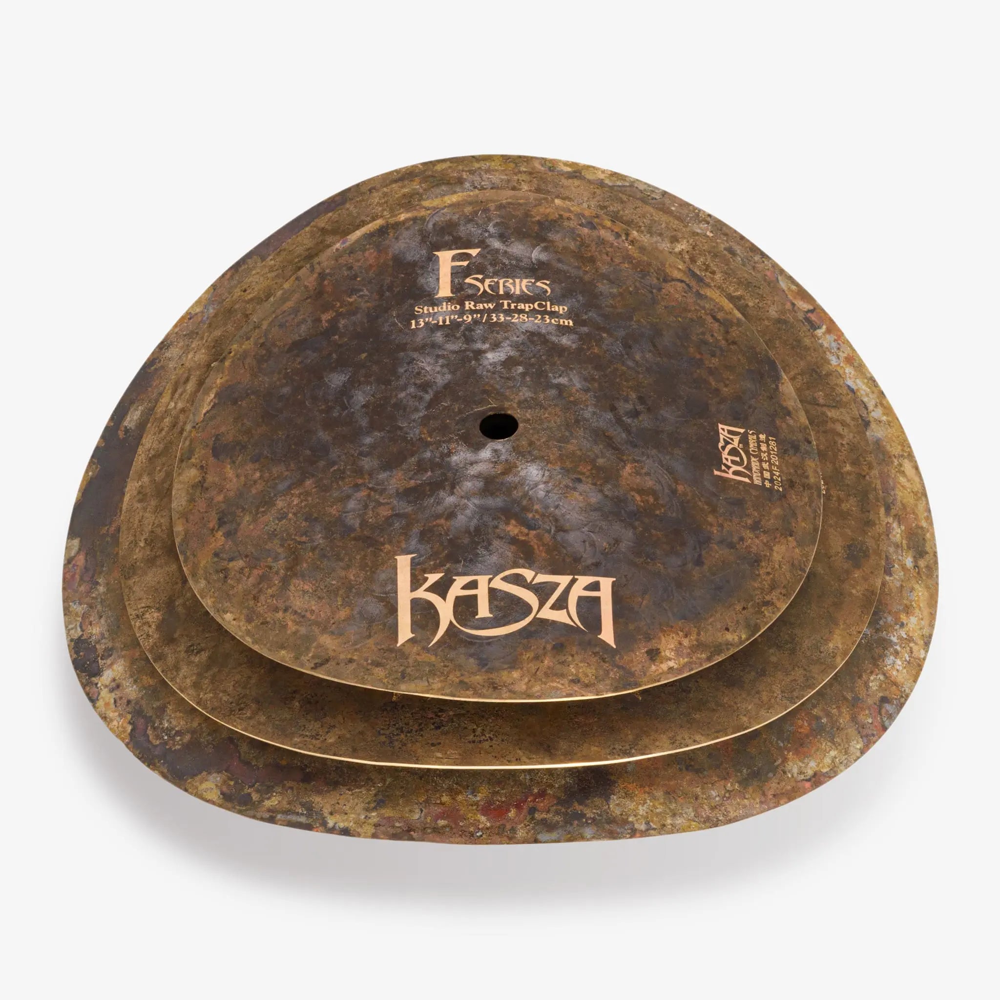 Kasza Cymbals TrapClap 3 Cymbal Stack